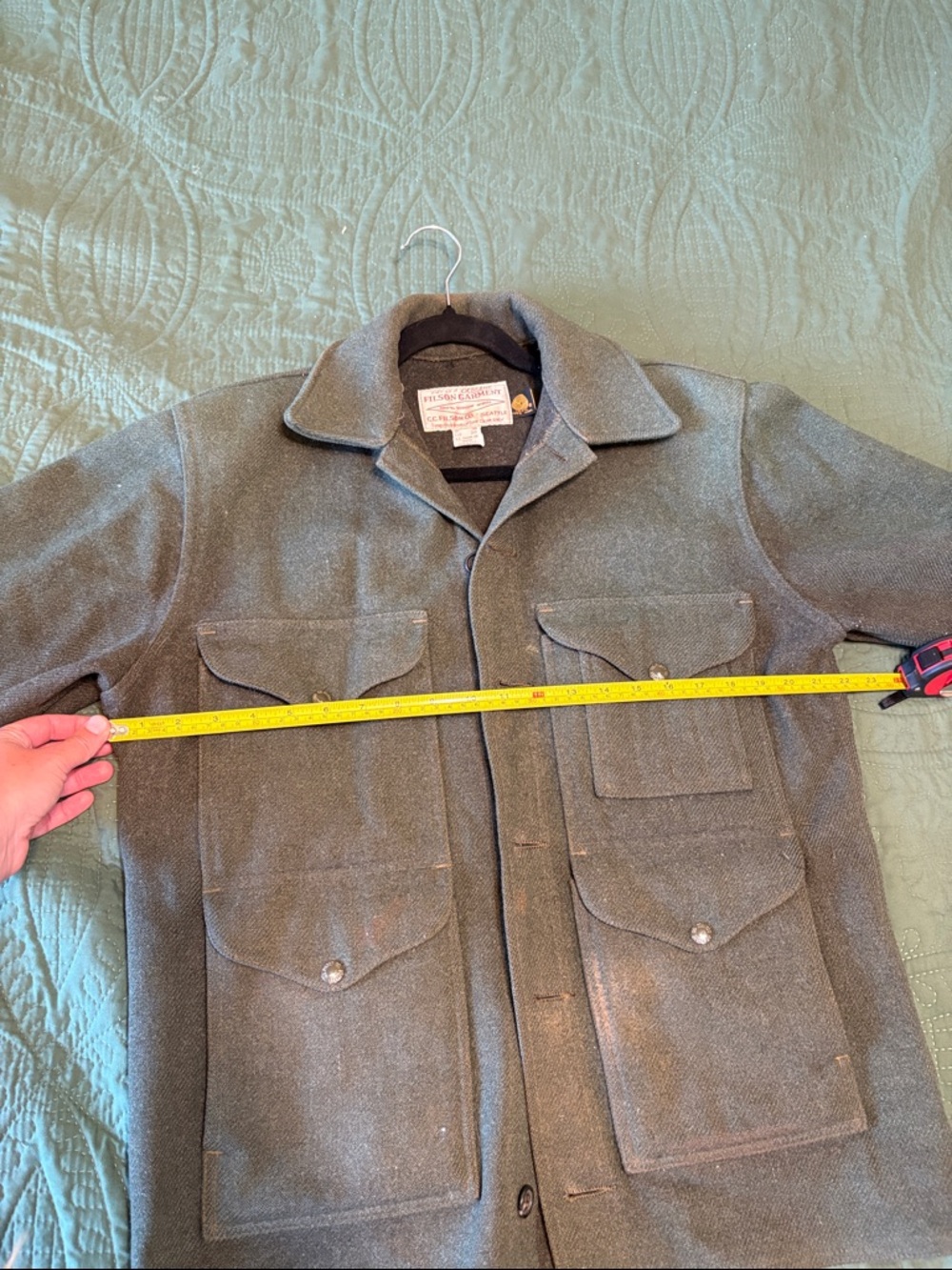 Vintage Filson mackinaw wool cruiser jacket - Picture 9 of 10